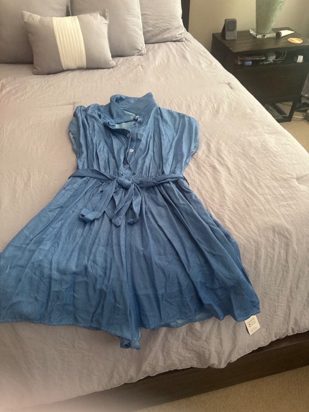 Denim romper